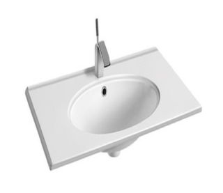 Раковина  CeramaLux 9070F белая 71 см